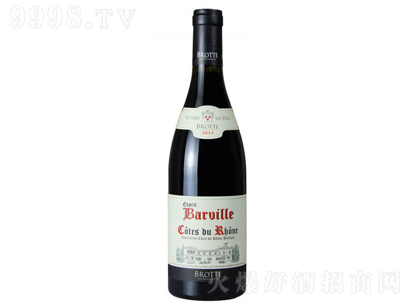 法國羅納河谷巴爾維勒靈魂干紅葡萄酒【13.5° 750ml】