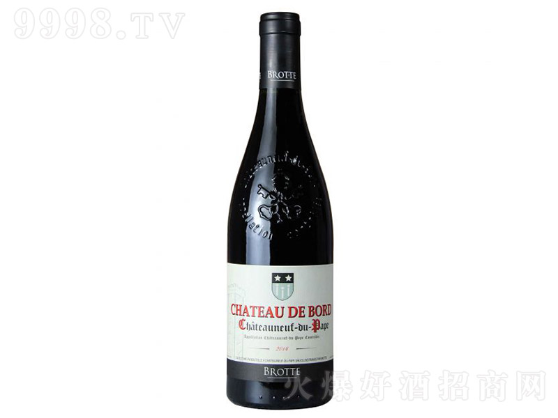 法國教皇新堡波德城堡黑歌海娜干紅葡萄酒【14.5° 750ml】